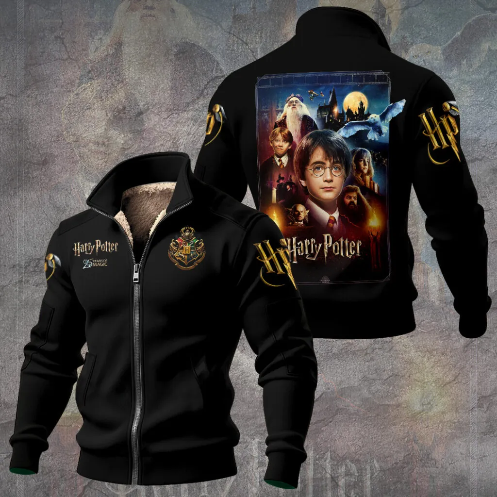 Harry Potter 25th Anniversary Thick Knit Fleece Jacket -THK120942
