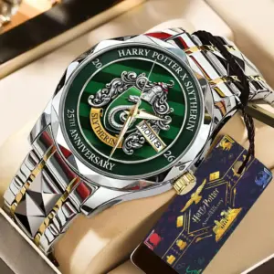 Harry Potter x Slytherin Alloy Luxury Quartz Watch
