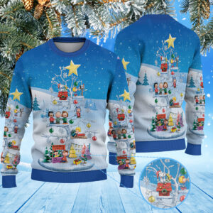 The Peanuts Snoopy Christmas Knitted Sweater