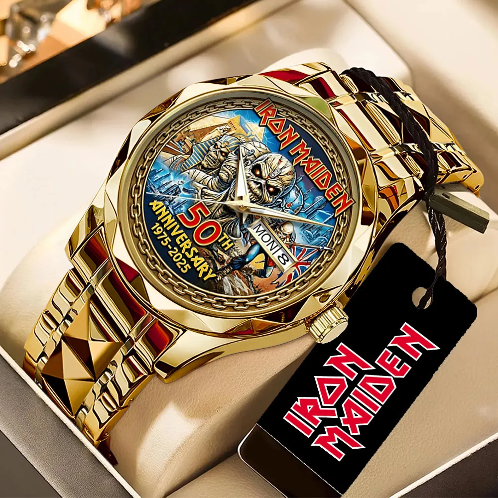 Iron Maiden 50th Anniversary Alloy Luxury Quartz Watch