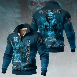 Iron Maiden Thick Knit Fleece Jacket-THK121107
