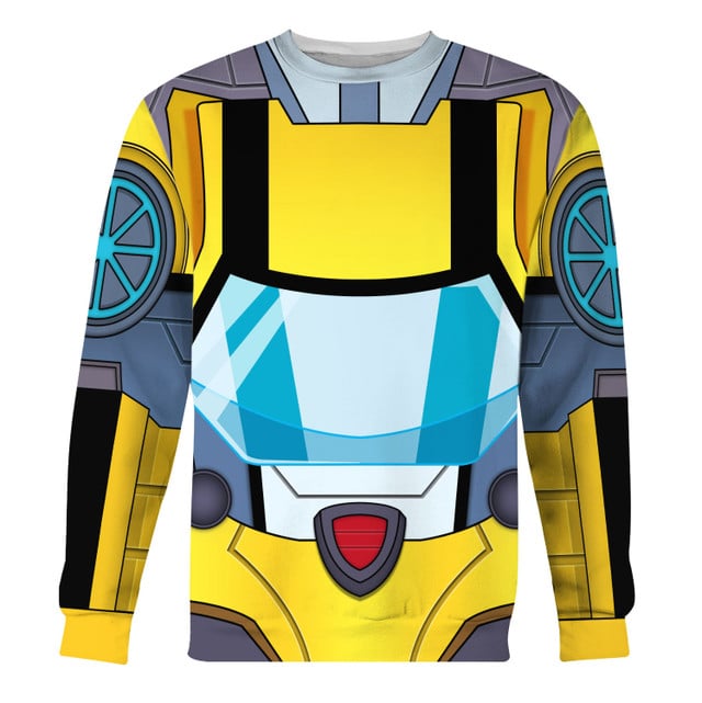 Cyberverse Bumblebee Transfomers Robot Costume 3D Apparel - Image 3