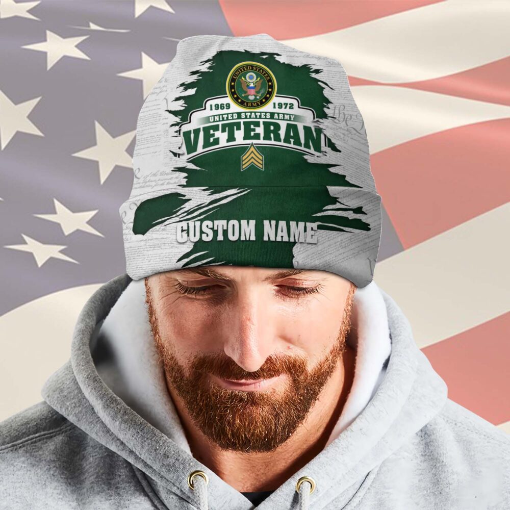 Military Printed Beanie Hat - THK119044 - Image 2