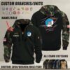 Personalized US Military Halfzip Hoodie-THK119013