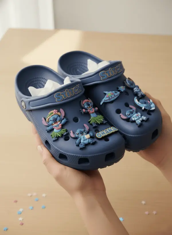 Alternative view of Stitch Premium Crocs Clogs Shoes