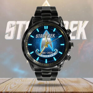 Alternative view of Star Trek Black Stainless Steel Watch - THK120801
