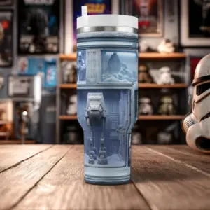 Alternative view of Star Wars Ice Planet Panel 40oz Stanley Tumbler