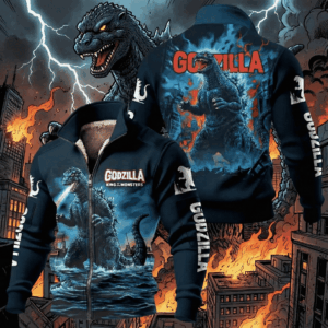 Godzilla Thick Knit Fleece Jacket - THK119612