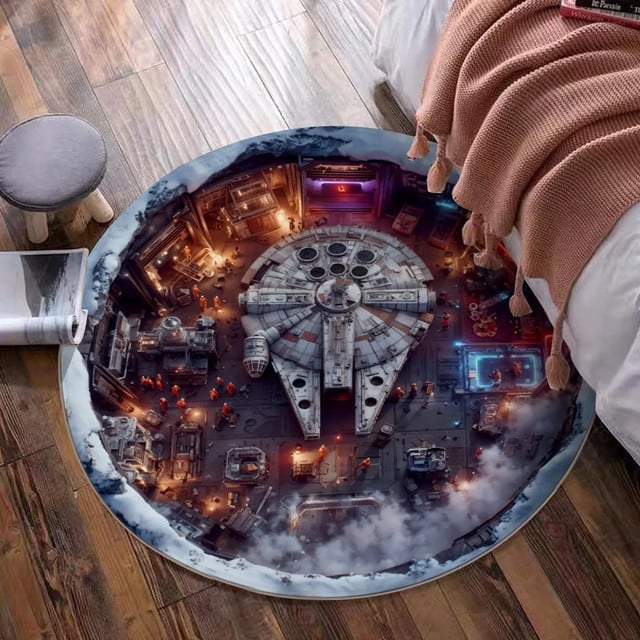 Hoth Echo Base Round Rug - Image 3