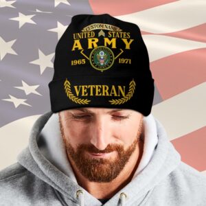 Alternative view of US Army, No One Fights Alone – Full-Printed Beanie Hat