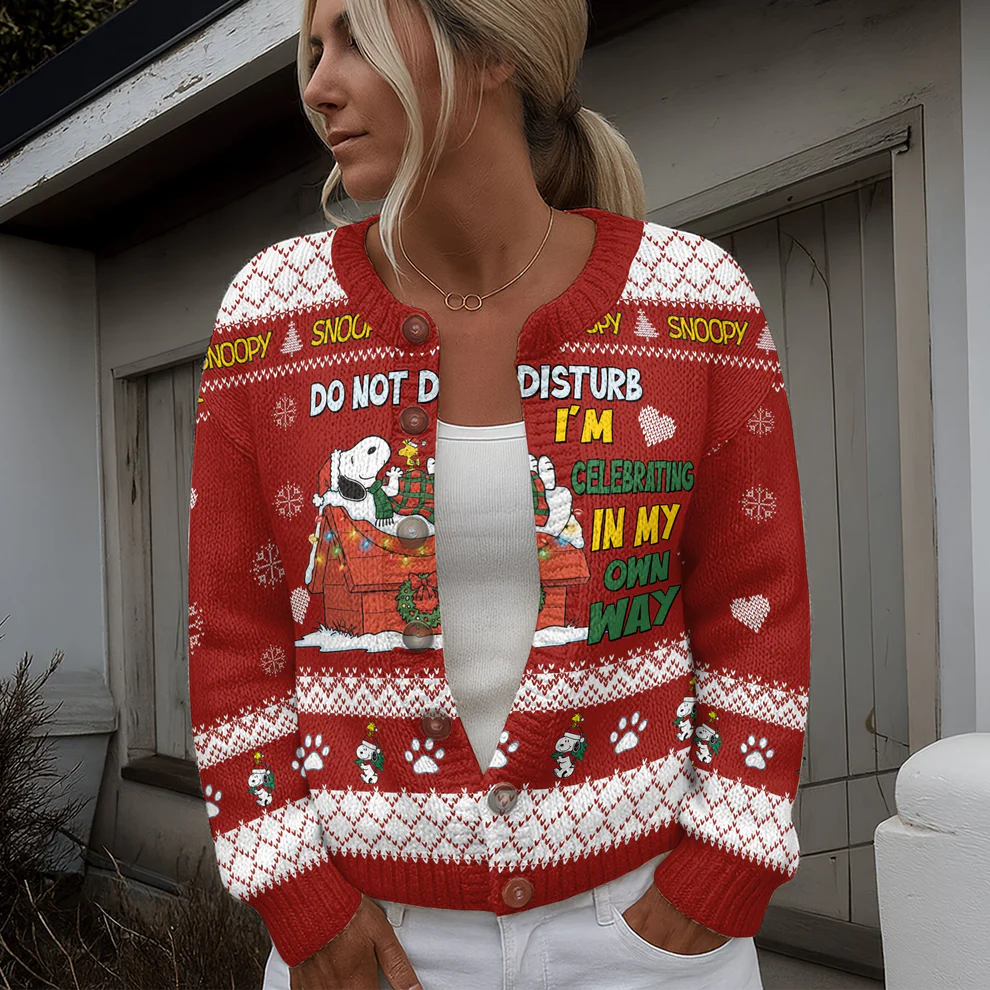 Snoopy 3D Women Short Cardigan - Image 3