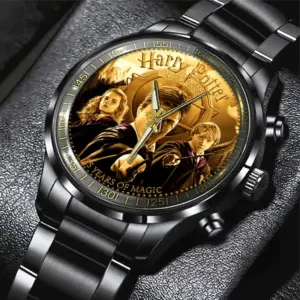 Alternative view of Harry Potter 25th Anniversary Black Stainless Steel Watch- THK120333