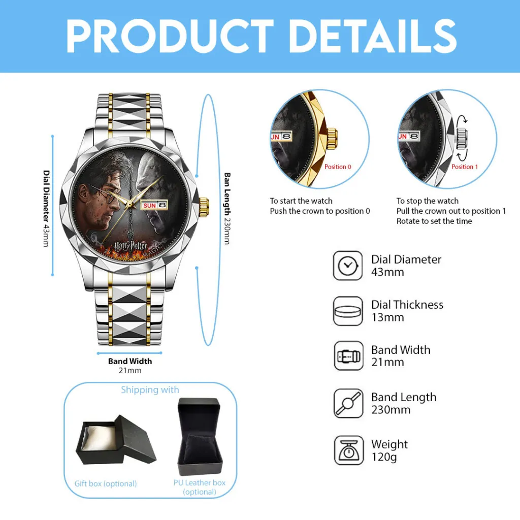 Harry Potter Alloy Luxury Quartz Watch -THK121431 - Image 3
