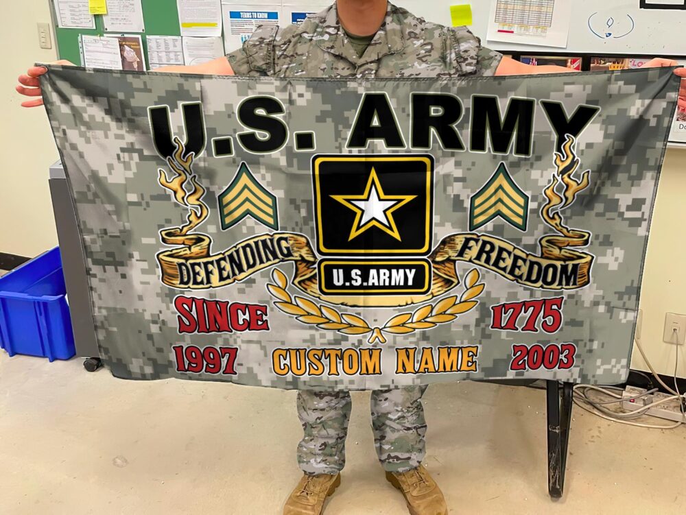 Military Garden Flag Gift For Fans- THK118894 - Image 2