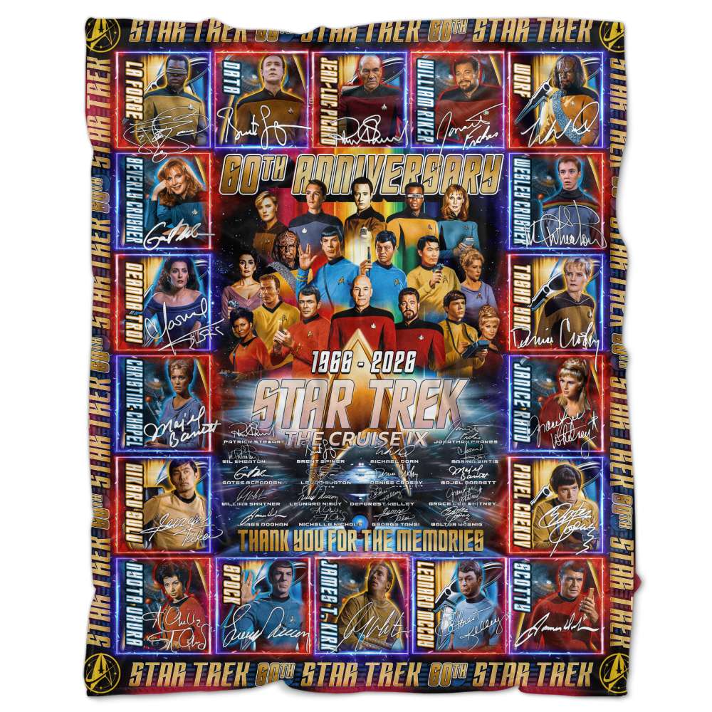 Star Trek 60th Anniversary 1966-2026 Edition-Fleece Blanket