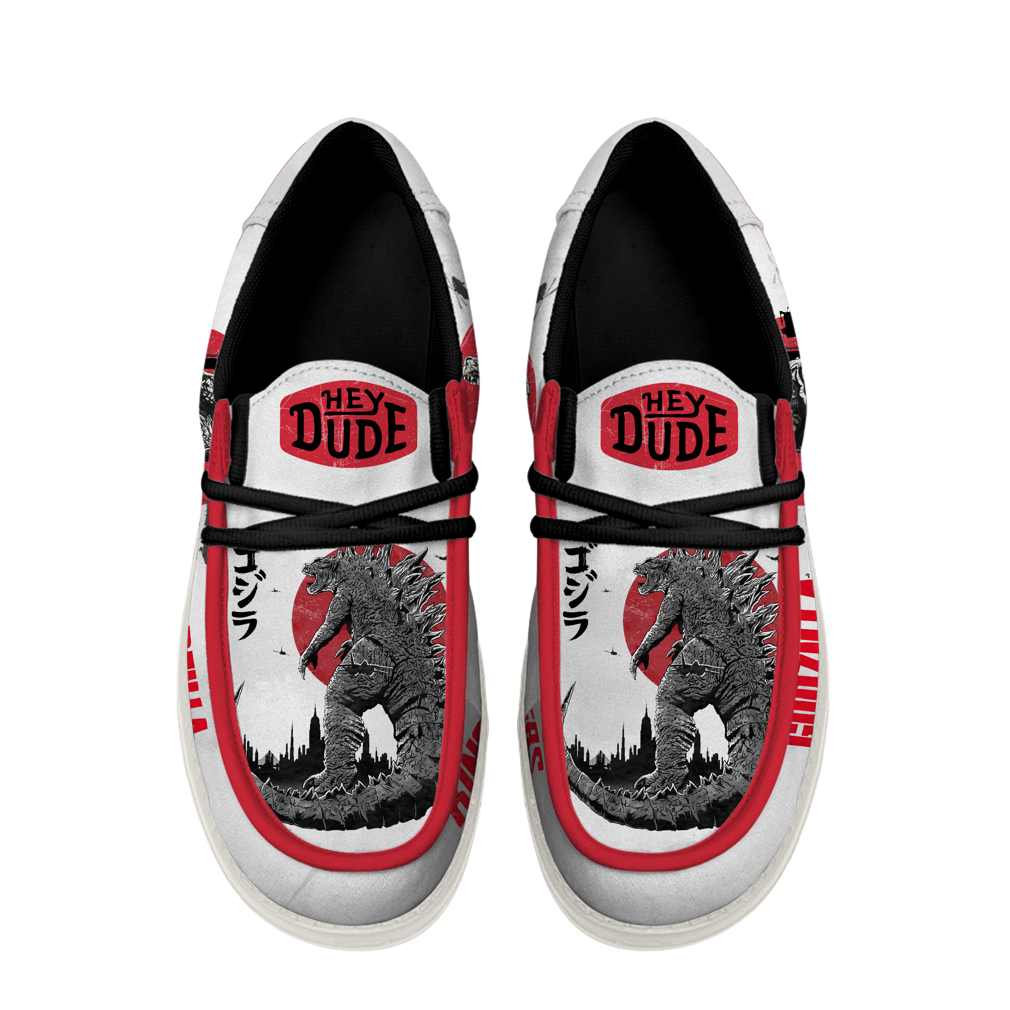 Personalized Godzilla Hey Dude Shoes - Image 4
