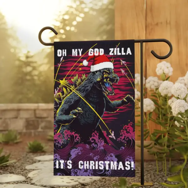 Godzilla Garden Flag