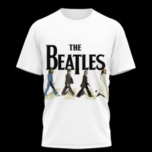 Alternative view of The Beatles 65th Anniversary 3D Shirt -THK119280