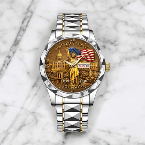 United States 250th Anniversary Alloy Luxury Quartz Watch-THK122370 - Image 7