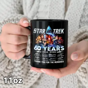 Alternative view of Star Trek 60 Years Ceramic Mug