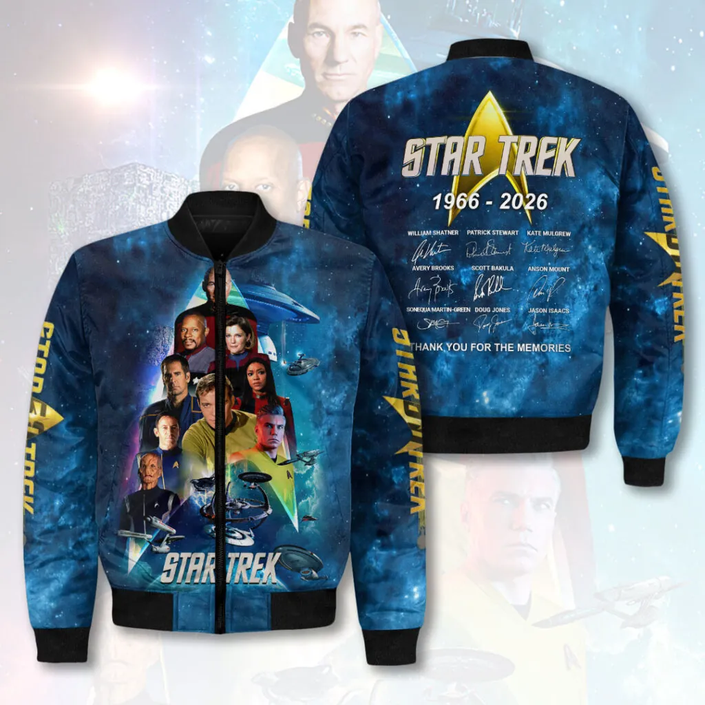 Star Trek 60th Anniversary 3D Bomber Jacket- THK121025