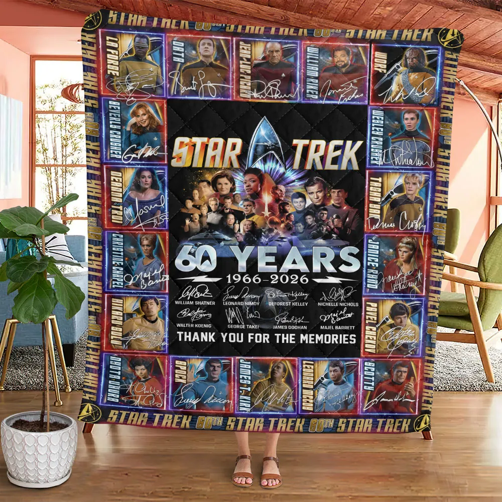 Star Trek 60th Anniversary Quilt Blanket - Image 3