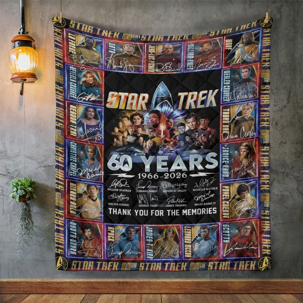 Star Trek 60th Anniversary Quilt Blanket - Image 2