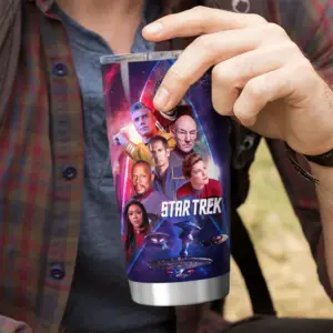 Alternative view of Star Trek 60th Anniversary Tumbler Cup