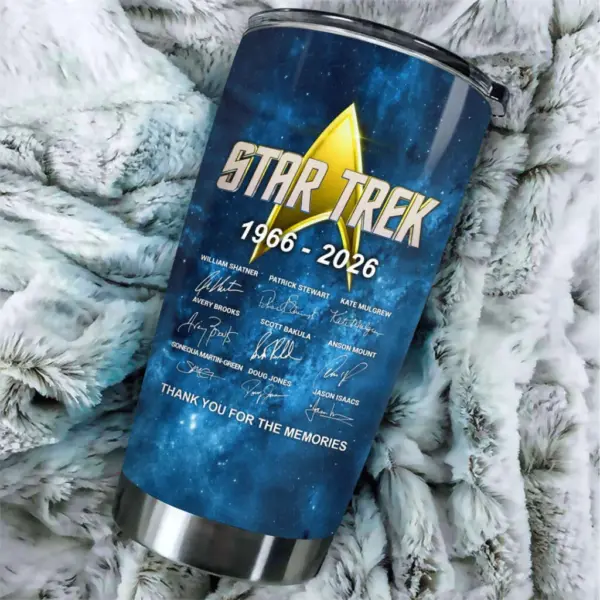 Alternative view of Star Trek 60th Anniversary Tumbler Cup - THK121964