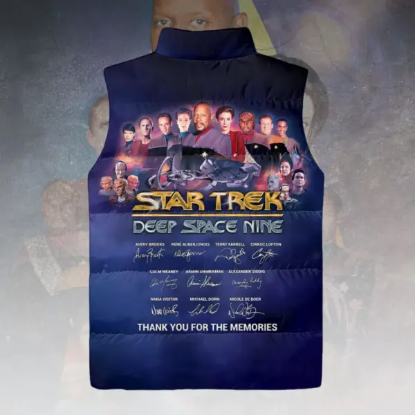 Alternative view of Star Trek 60th Anniversary 3D Sleeveless Down Jacket-THK122044