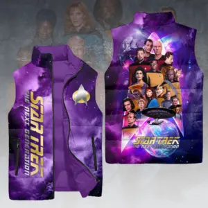 Star Trek: The Next Generation 3D Sleeveless Down Jacket