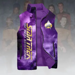 Alternative view of Star Trek: The Next Generation 3D Sleeveless Down Jacket