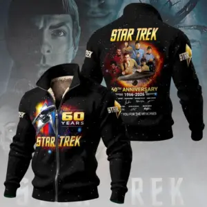 Star Trek: The Original Series 60th Anniversary Thick Knit Fleece Jacket - THK120083