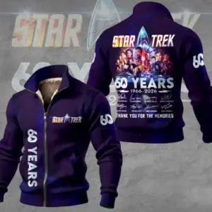 Star Trek: The Original Series 60th Anniversary Thick Knit Fleece Jacket - THK121031