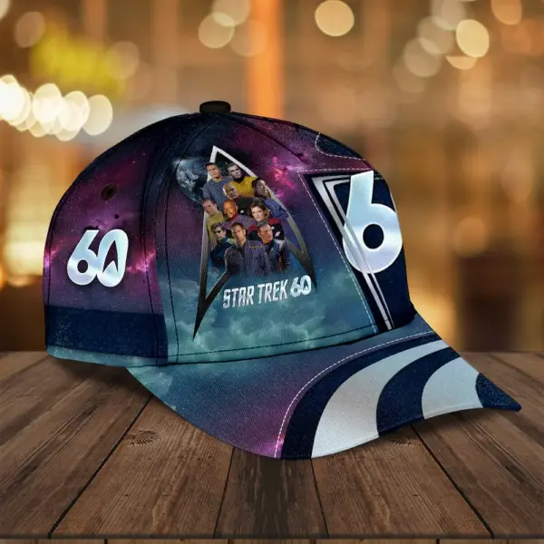 Alternative view of Star Trek 60th Anniversary Classic Cap -THK123039