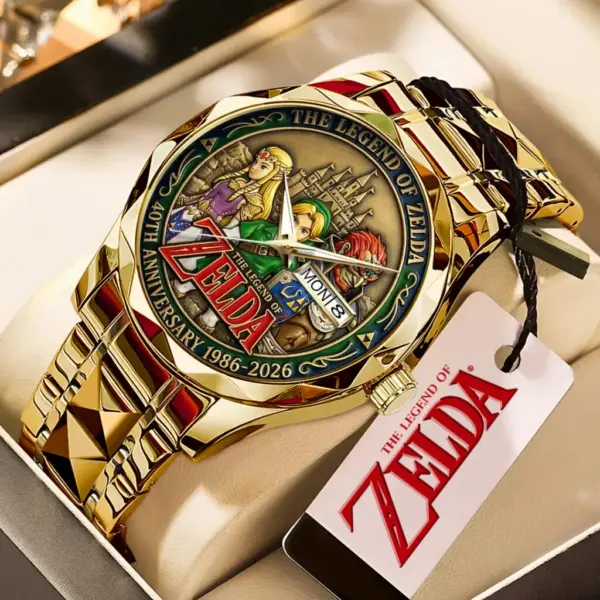 The Legend of Zelda 40th Anniversary Alloy Luxury Quartz Watch-THK122216
