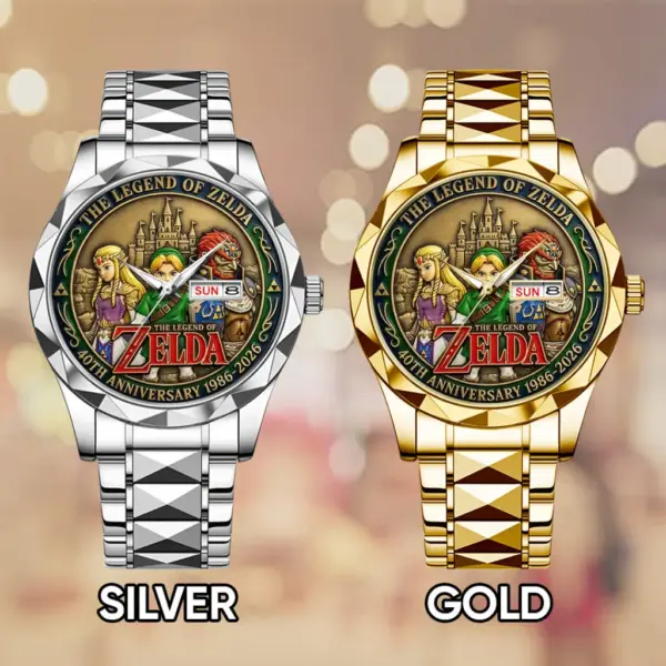 Alternative view of The Legend of Zelda 40th Anniversary Alloy Luxury Quartz Watch-THK122216