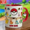 Pokemon Anniversary Mug - Personalized Monster Trainer Accent Mug
