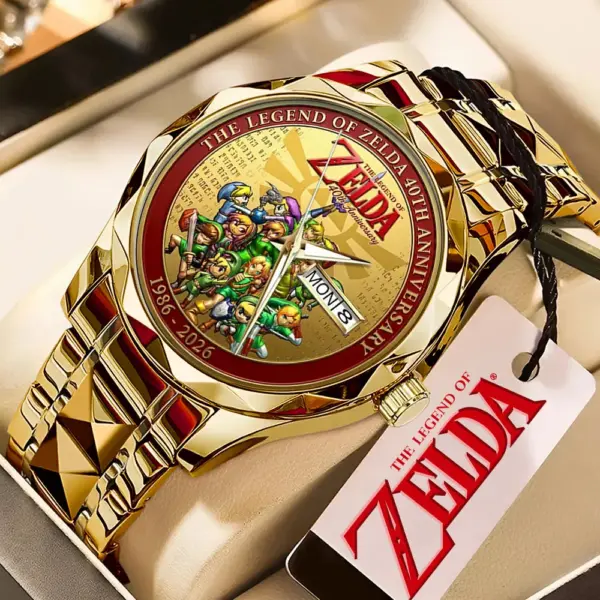 The Legend of Zelda 40th Anniversary Alloy Luxury Quartz Watch-THK122862