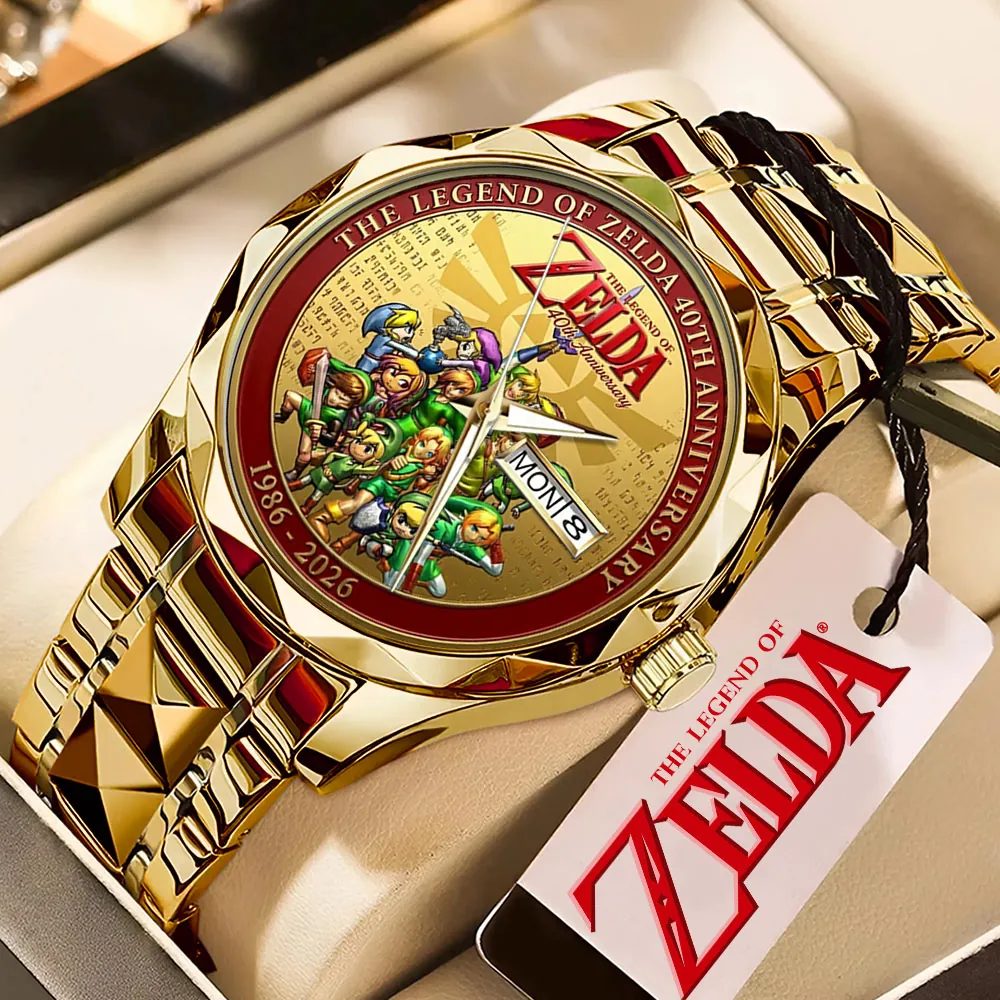 The Legend of Zelda 40th Anniversary Alloy Luxury Quartz Watch-THK122862