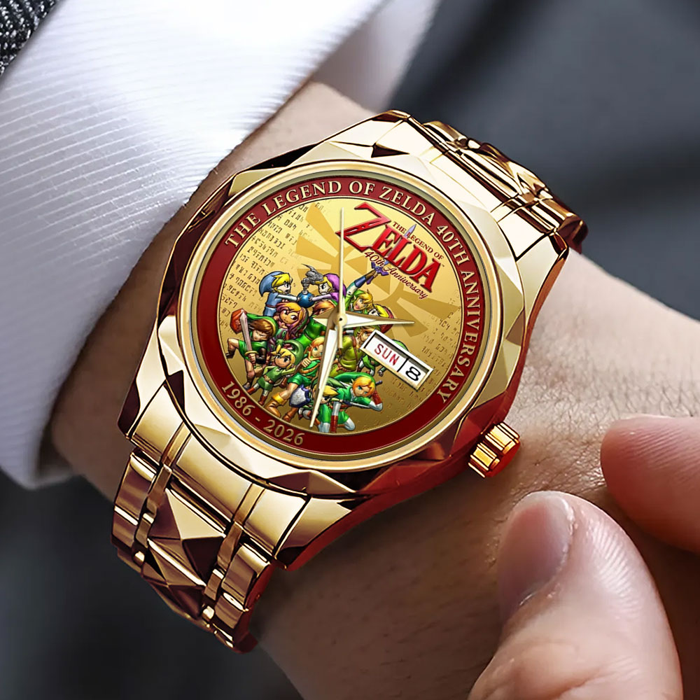 The Legend of Zelda 40th Anniversary Alloy Luxury Quartz Watch-THK122862 - Image 3
