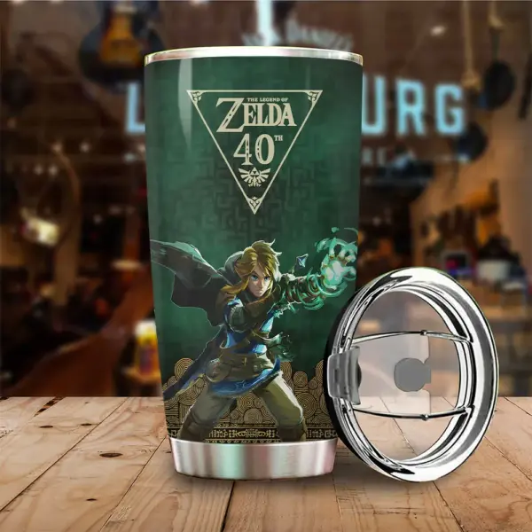 Alternative view of The Legend of Zelda 40th Anniversary Tumbler Cup