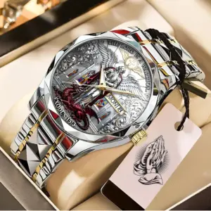 The Lord Is Warrior Alloy Luxury Quartz Watch-THK120968