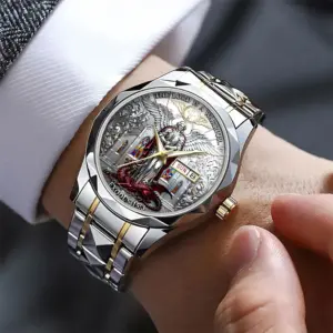 Alternative view of The Lord Is Warrior Alloy Luxury Quartz Watch-THK120968