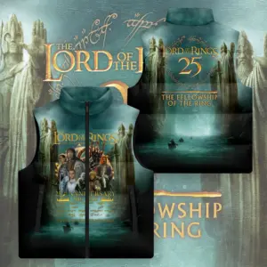 The Lord Of The Rings 25th Anniversary 2026 3D Sleeveless Down Jacket