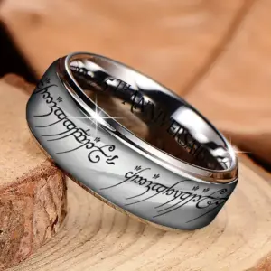 Alternative view of The Lord of the Rings Custom Alloy Ring