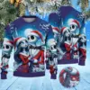 The Nightmare Before Christmas Jack And Sally Christmas Knitted Sweater