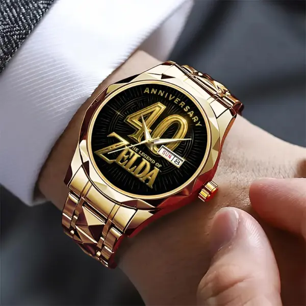Alternative view of The Legend of Zelda 40th Anniversary Alloy Luxury Quartz Watch-THK122774