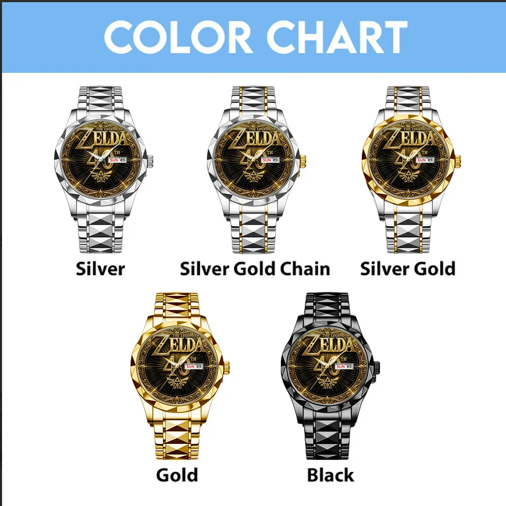 The Legend of Zelda 40th Anniversary Alloy Luxury Quartz Watch-THK122763 - Image 3