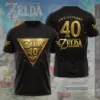 The Legend of Zelda 40th Anniversary 3D Apparel -THK122804